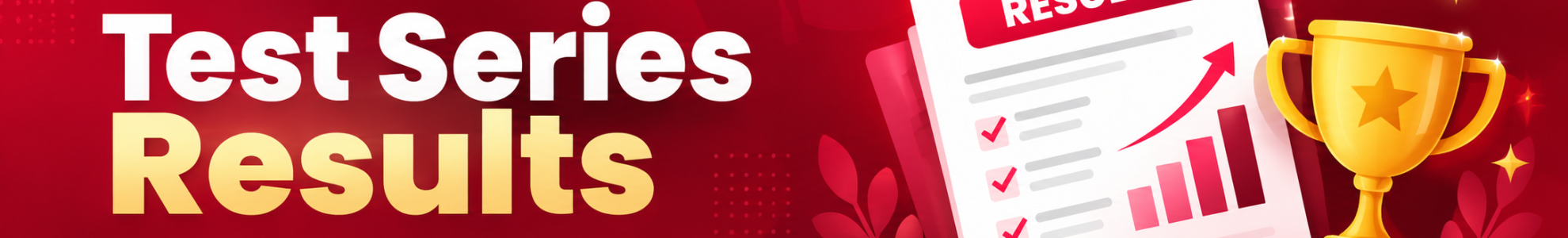 Test Series Results Banner